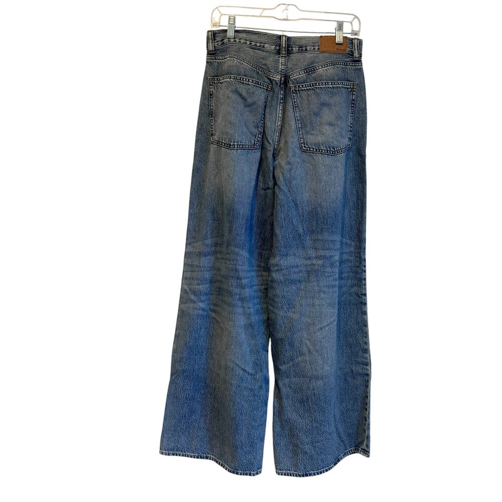 Madewell Women's Curvy Super Wide-Leg Jeans Billings Wash Airy Denim Size 28 NWT - Picture 3 of 10